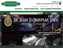 Tablet Screenshot of dartmoorrailway.com